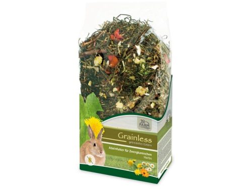 JR Farm Grainless Urter til Dværgkanin 400g